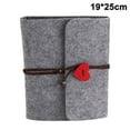 thumbnail image 1 of Felt DIY Photo Album, Felt Cover Photo Scrapbook Memory Book Handmade DIY Albums with 30 Sheets, Grey, 1 of 5