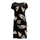 thumbnail image 5 of Vestido de mujer sexy de verano de manga corta con cuello redondo y cordón estampado Fridja  bnh1134, 5 of 5