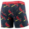 thumbnail image 5 of Men's Pair of Thieves Gray/Navy St. Louis Cardinals Super Fit 2-Pack Boxer Briefs Set, 5 of 5