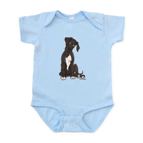 CafePress - Nblkw Pup Tilt Infant Bodysuit - Baby Light Bodysuit, Size Newborn - 24 Months