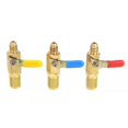 thumbnail image 2 of Random Color Replacement for Car R410a R134a A/C Charging Hoses HVAC 1/4inch Shut Ball Valve, 2 of 5