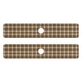 thumbnail image 7 of Yayeee Faucet Mat for Kitchen Sink 30" Diatomite Long Splash Guard Pad, Khaki Plaid Pattern, 2 Pack, 7 of 7