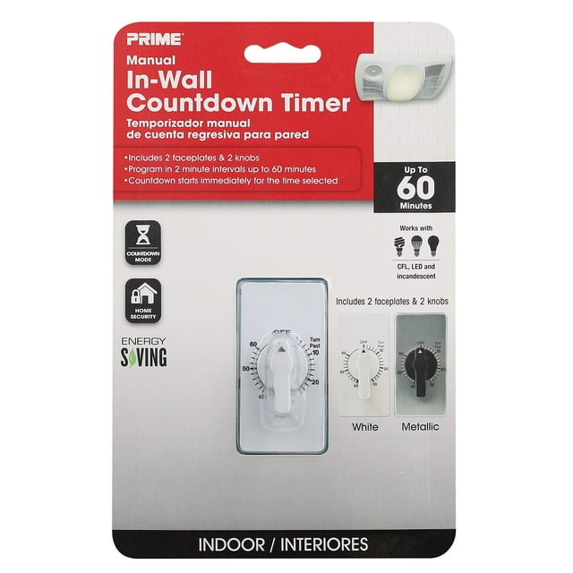 Timer Prime Wire & Cable TNIW060 con esfera de cuenta regresiva de 60 minutos