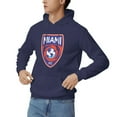 thumbnail image 6 of Miami Fc Men Fleece Hoodie Casual Pullover Sweatshirt With Kangaroo Pocket, 6 of 6