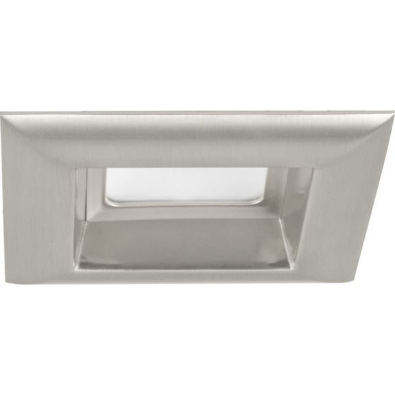 Progress Lighting P8180-30K Recessed Led 4" Square Trim - Nickel