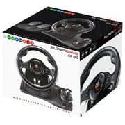 Subsonic - Superdrive GS550 Steering Wheel, 270° Rotation, with Pedals, Paddle Shifter and Vibration. Compatible Switch 2 / Switch, PS4, Xbox One, xbox Series x/S, PC – Black