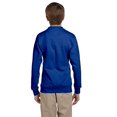 thumbnail image 4 of Hanes ComfortBlend EcoSmart Boy`s Crewneck Sweatshirt, XL, Deep Royal, 4 of 4