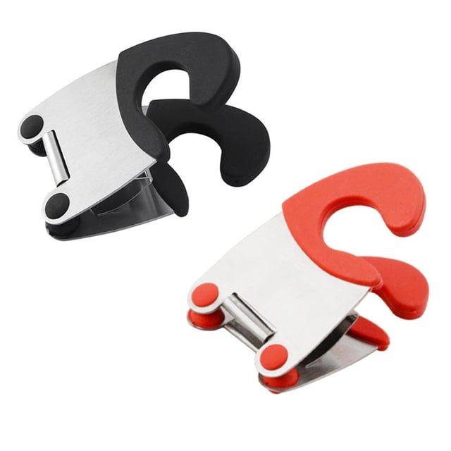 unbranded 4Ud Clips Para De Olla En Acero Inoxidable Con Soporte Para Cucharas En Colores Variados