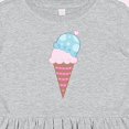 thumbnail image 4 of Inktastic Valentine's Day Ice Cream Cone Girls Toddler Dress, 4 of 5