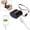Black, variant on BotaniNest USB Hand Crank Charger Generator Dynamo Mobile Emergency Phone Charger