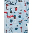 thumbnail image 3 of Jaws Boys' Print Button Up Shirt, Sizes 4-18, 3 of 5