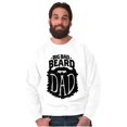 thumbnail image 5 of Big Bad Beard Dad Fathers Day Gift Men's Crewneck Sweatshirt Brisco Brands S, 5 of 6