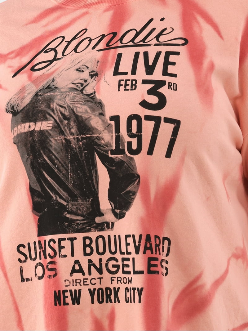 Terra & Sky Plus Size Blondie Graphic Sweatshirt Long Sleeves Tie