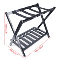 thumbnail image 2 of 2 Layers Foldable Luggage Rack Shelf Stand Travel Suitcase Shoe Storage Bag Holder Stand, 2 of 12