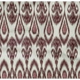 thumbnail image 4 of oneOone Organic Cotton Poplin Twill Fabric Ogee Ikat Decor Fabric Printed BTY 42 Inch Wide, 4 of 4