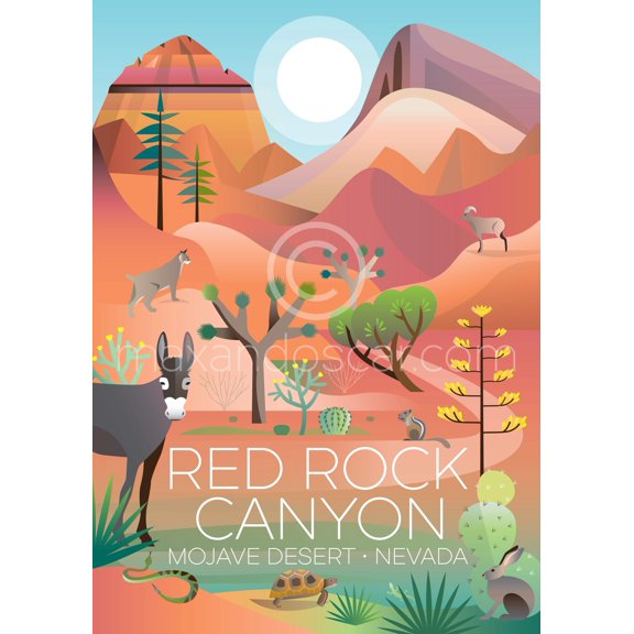 RED ROCK CANYON PRINT