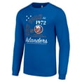 thumbnail image 2 of Men's Starter  Royal New York Islanders Arch City Theme Graphic Long Sleeve T-Shirt, 2 of 3