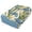 Blue Iris, variant on Premium Soft Fitted Sheet for Blow Up Bed Mattress Sheets with Zipper for Camping Office Bedroom, Blue Vine Print