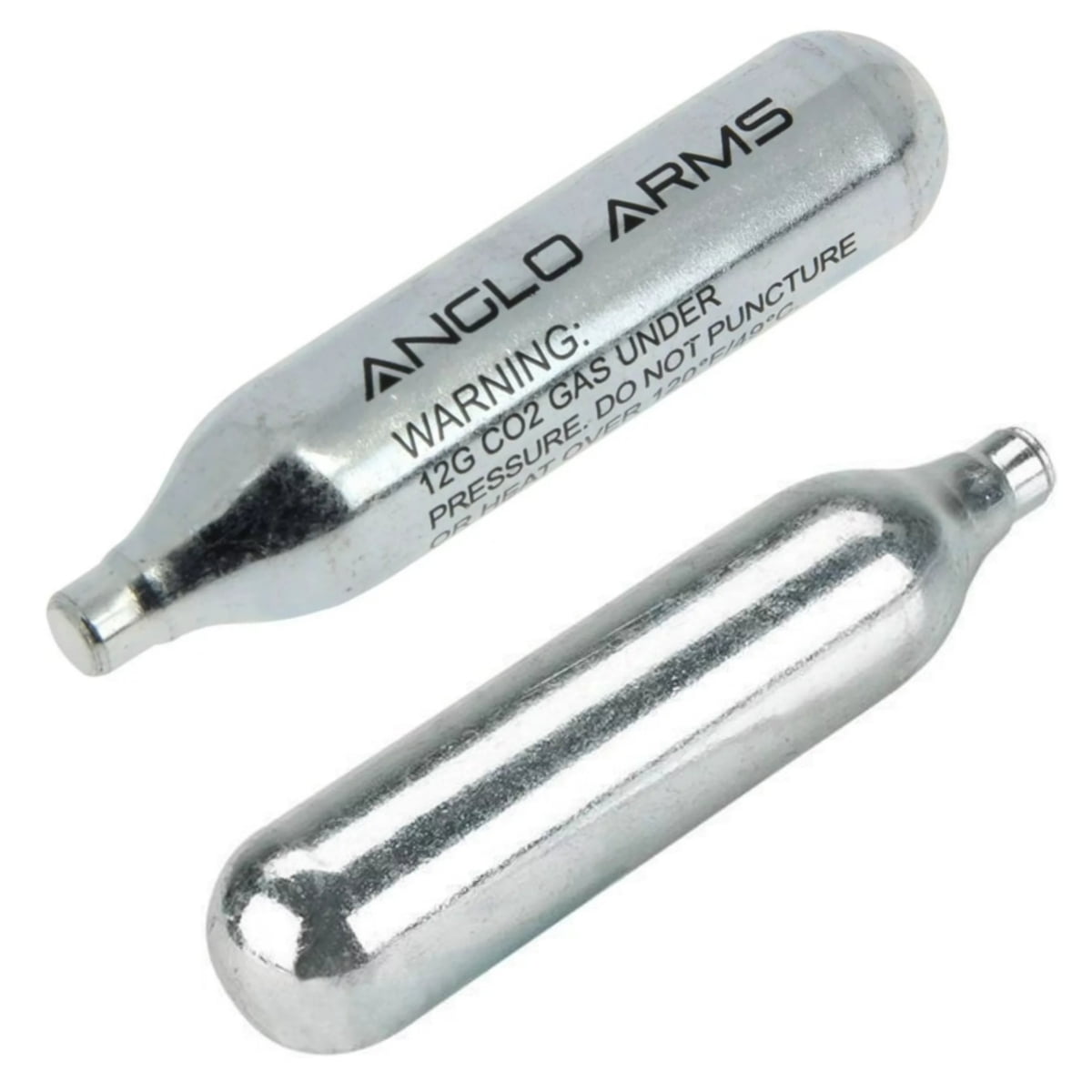 Anglo Arms Packs 12g Co2 Gas Capsule Cartridge Airsoft Rifle Pistol Gun Airgun Pack of 25