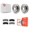 thumbnail image 1 of Transit Auto Rear Disc Brake Rotors and Semi-Metallic Pads Kit for Car 2003-2004 Cadillac Seville with Vented Rotor K8S-101535, 1 of 11