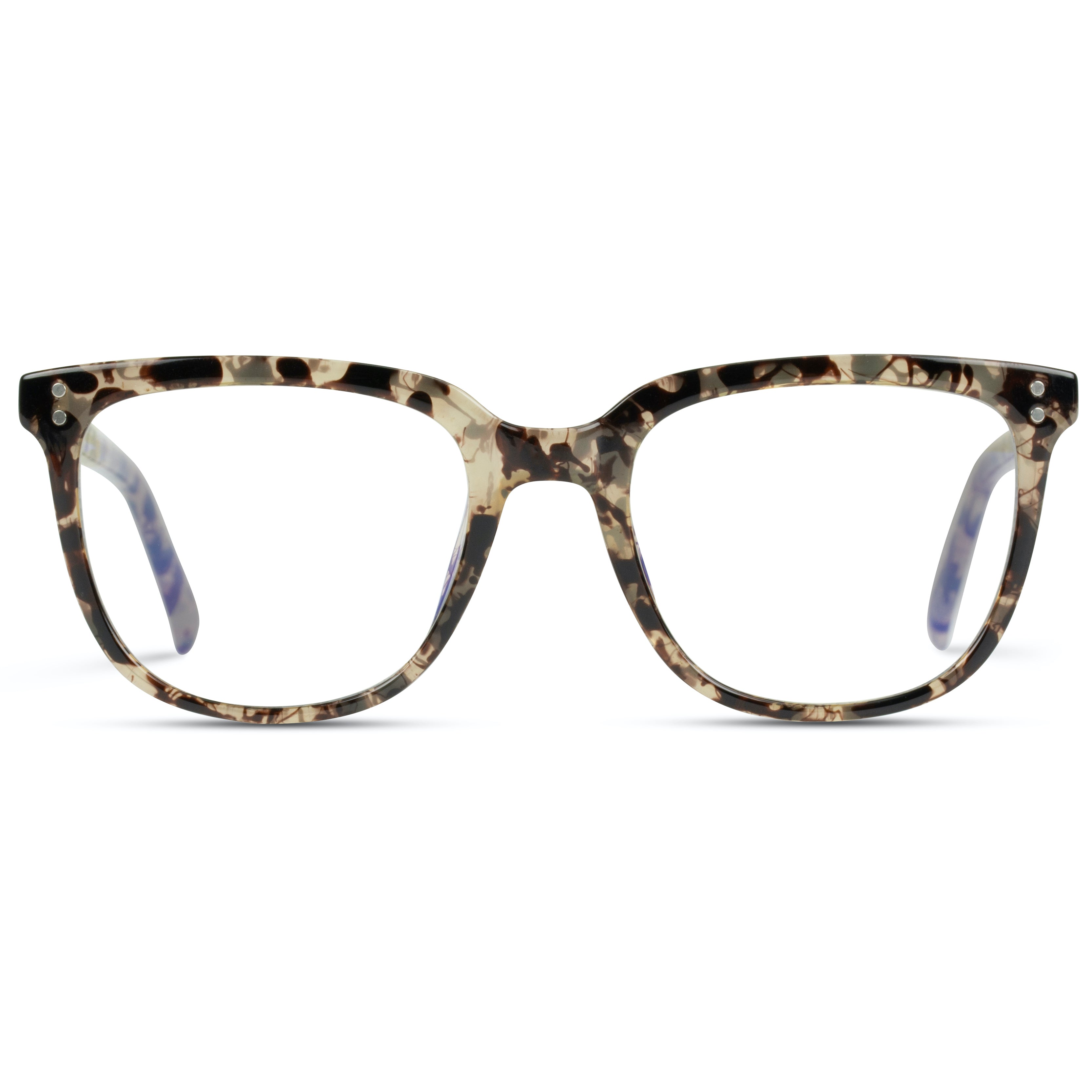 WearMe Pro Square Rectangular Classic Flat Top Women Men Unisex Blue