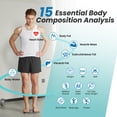 thumbnail image 4 of Báscula de peso corporal y grasa Lepulse con pantalla grande Bluetooth, 4 of 8