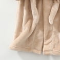 thumbnail image 6 of Gibobby Kids Soft Coral Fleece Bathrobe,Warm Hooded Sleep Robe with Waist Belt,Cute Cartoon Design,for Toddlers Children 2-12Y,Multi-Use Lounge Wear Kids Toddler Pajamas,Brown,Size 13-14T, 6 of 6
