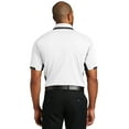 thumbnail image 2 of Port Authority K524 Mens Dry Zone Colorblock Ottoman Polo T-Shirt, White & Black - 4XL, 2 of 6