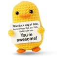 thumbnail image 1 of Peluche de ganchillo Positive Duck PICKLE BUDDIES, apoyo emocional, 1 of 8