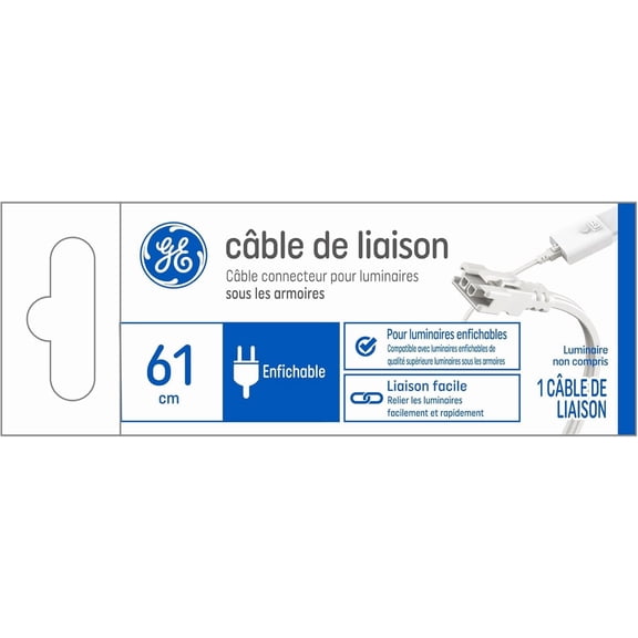 YNTVV-Linking Cable for Undercabinet Linkable Light Fixtures, 24 Inches (Pack of 2)