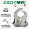thumbnail image 3 of Aha Essentials Baby Feeding Set Suction Bowl Plate Bib Utensils, 3 of 7