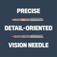 thumbnail image 6 of uniball Vision Needle Rollerball Pen, Fine Point, 0.7 mm, Assorted Color Ink, 8 Count, 6 of 7