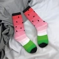 thumbnail image 5 of KLL Watermelon Print Cool Socks Men's Women's Crew Socks Funny Crazy Novelty Stockings, 5 of 6
