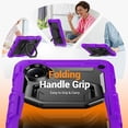 thumbnail image 3 of for Xiaomi Redmi Pad SE 8.7 inch 2024, 360 Rotating Shockproof Cover with Stand, Handle, Shoulder Strap, Purple, 3 of 7
