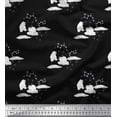 thumbnail image 1 of Soimoi Cotton Duck Fabric Snowflake,Star & Polar Bear Kids Fabric Prints by Yard 42 Inch Wide, 1 of 1
