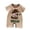 Khaki, variant on Toddler Baby Girls Boys Summer Comfy Romper Cute Graphic Overalls Summer Clothing Newborn Baby Cotton Short Sleeve Thin Crawling Suit Baby Onesie Ha Clothes Yellow-A
