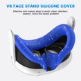 thumbnail image 2 of husxh 2 in 1 Silicone Facial Interface & Face Cover Pad Lightproof With Lens Protector Face Pad Mask & Face Cushion Sweatproof Washable Replacement for Meta/Oculus Quest 3 VR Accessories, 2 of 9
