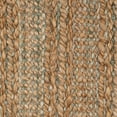 thumbnail image 4 of 5â€™ x 8â€™ Teal and Natural Braided Jute Area Rug, 4 of 5