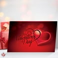 thumbnail image 3 of Jumbo Happy Valentine’s Day Cards and Envelopes, Beautiful and Romantic Love Greetings for Husband, Wife, Boyfriend, or Girlfriend | 8.5 x 5.5” (When Folded) | 2 Per Pack (Script Heart), 3 of 6