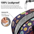 thumbnail image 5 of Lunch Bag Lunch Box for Women Reusable Insulated Lunch Bags,Water-Resistant Doughnuts Donut Jumping with Happiness Cooler Lunch Tote Bag, Large Capacity for Work Travel Picnic, 5 of 6