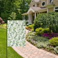 thumbnail image 2 of Yayeee Garden Flag 12"x18" Double Sided Outdoor Yard Lawn Holiday Decorations, Green Leafy Pattern, 2 of 6