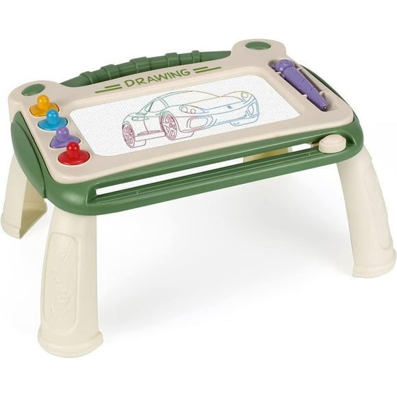 Magnetic Drawing Board, Sketch Doodle Board Toy, Educational Toy for Toddlers 1-3, Birthday Gift (Green)