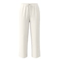 thumbnail image 7 of Gunia Womens Wide Leg Pants Palazzo Casual With Elastic Waistband Side Pockets Comfortable Loose Fit Trousers Summer Flowy Pants, 7 of 7