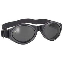 Pacific Coast Sunglasses Airfoil 7800 Motorcycle Goggles Black Flexible Frame Smoke Lenses