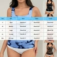 thumbnail image 3 of BLTIBY Women's Shapewear Tank Top Shaping U Neck Camisole Tops Tummy Control Printed Vest Seamless Slimming Sleeveless Shaper Sky Blue L, 3 of 3