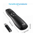 thumbnail image 3 of Apuntador Presentador Láser  Bloosom Inalámbrico Remota Con Usb Negro, 3 of 4