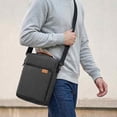 thumbnail image 6 of Laptop Briefcase Premium Laptop Case, Business Shoulder Bag Laptop Expandable Water-Repellent Messenger Bag for Men/ Women Computer Bag for Travel/ Business(Black), 6 of 6