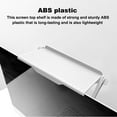 thumbnail image 4 of POINTERTECK Étagère Supérieure d'Écran pour Télécommande en Plastique ABS Support de Rangement pour Écran de Télévision et d'Ordinateur Blanc G, 4 of 9