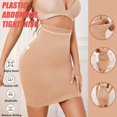 thumbnail image 4 of Shaping Underwear Shapewer Dress Half Shapewear Skirt Under Dress Seamless Body Body-shaping Corset(Color:Beige,Size:S), 4 of 4