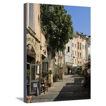 Pizza Alfressco Al Fresco Restaurants, Place Forum Des Cardeurs, Aix-En-Provence, Bouches-Du-Rhone, Provence, Franc Stretched Canvas Print Wall Art By Peter Richardson ()